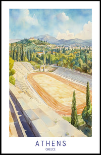 Athens Stadium Panorama Poster PosterGoat