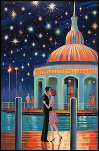 Starry Night Romance Poster