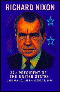 Richard Nixon 37th President Poster