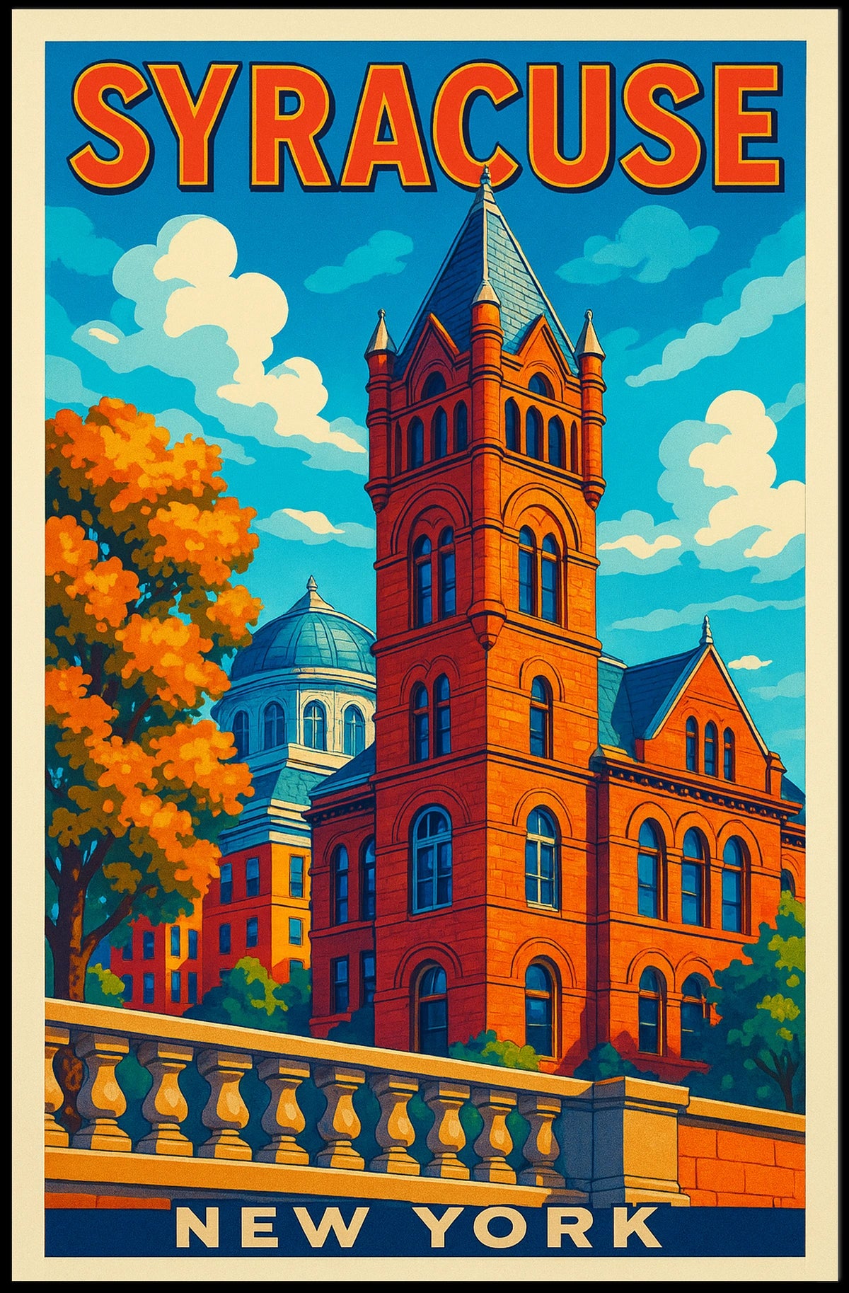 Syracuse, New York Poster