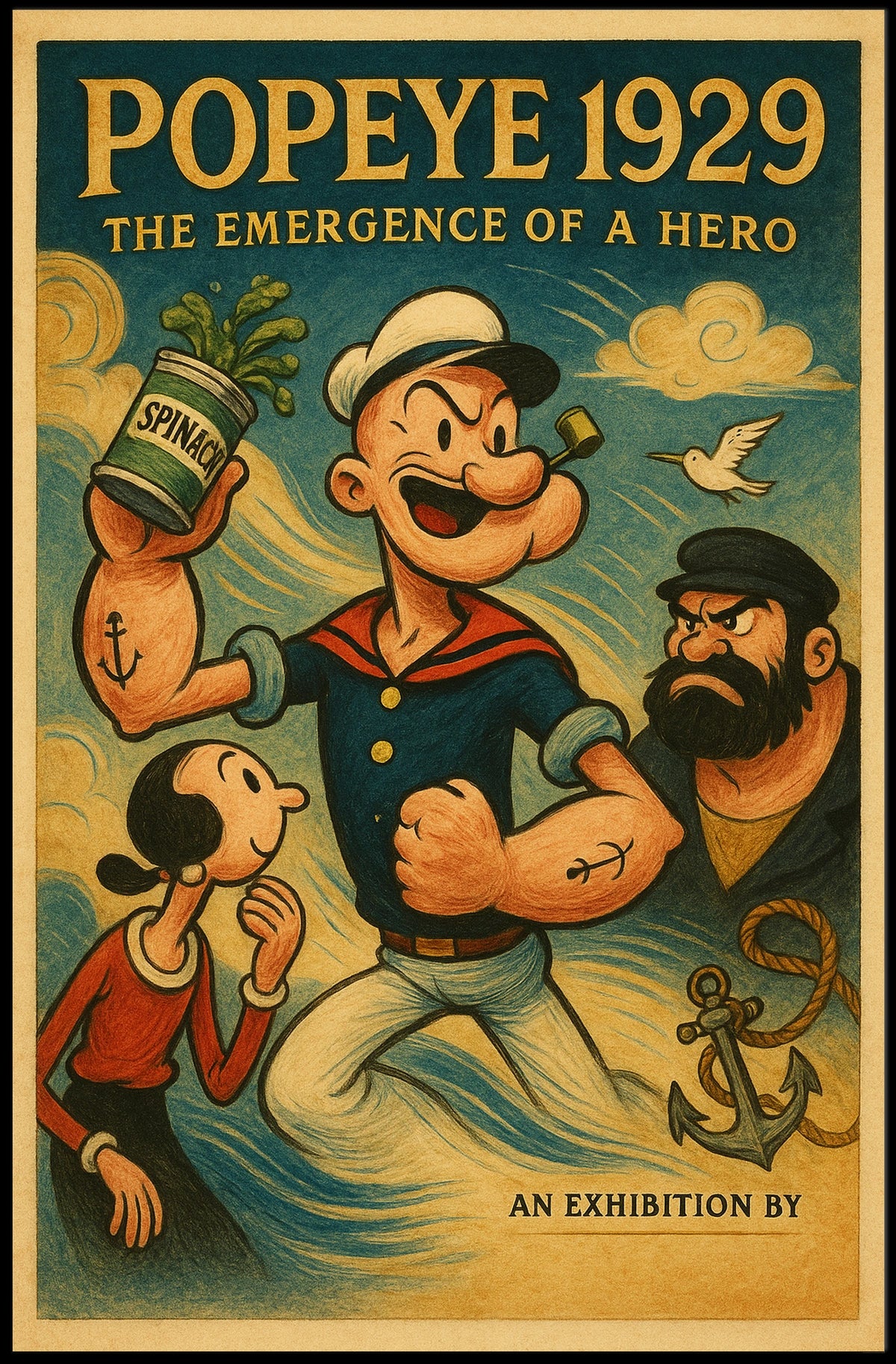 Popeye 1929 Art Poster POP-161