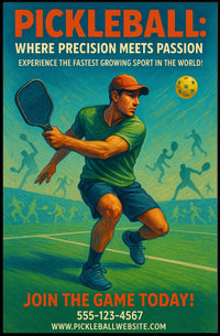 Pickleball Passion Poster