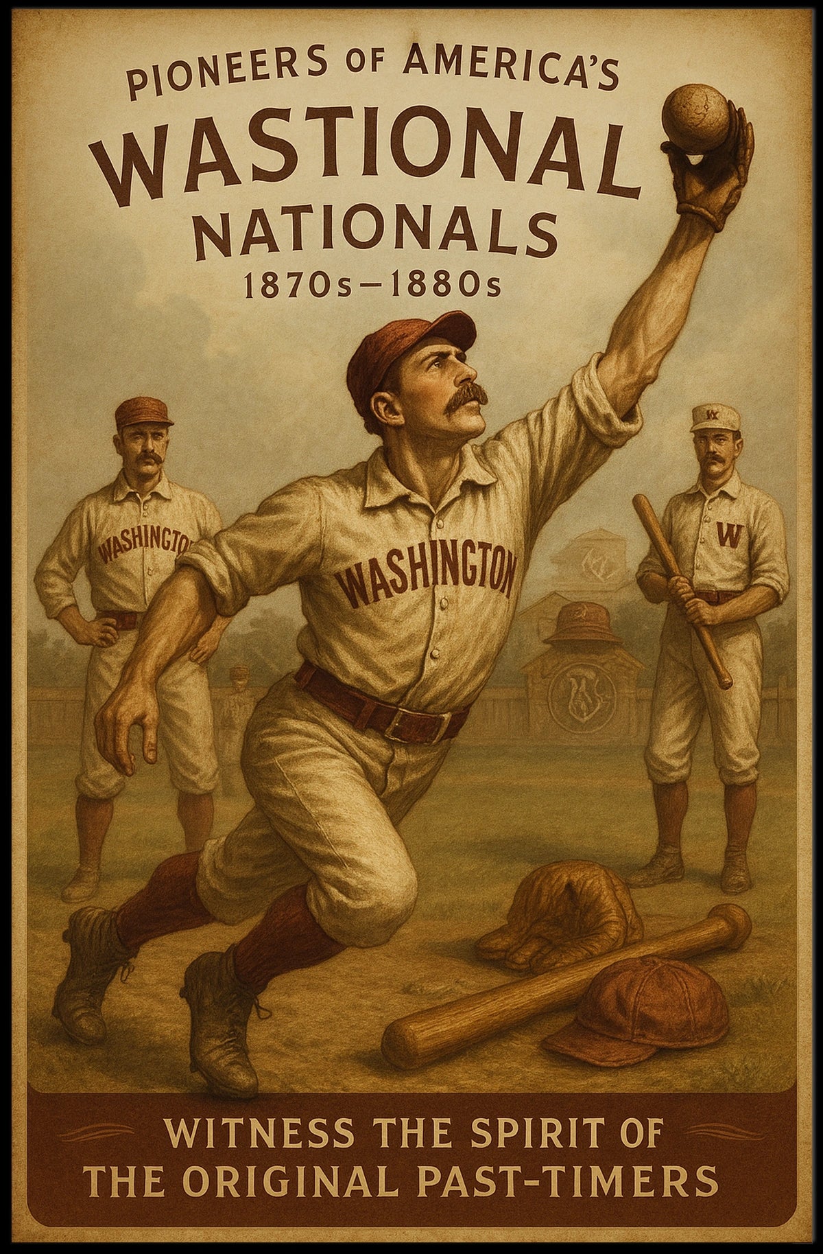 Pioneers Of AmericaS Baseball Poster