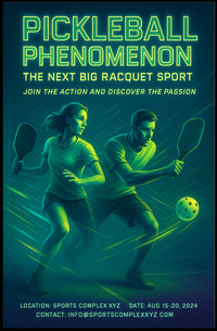 Pickleball Phenomenon Poster