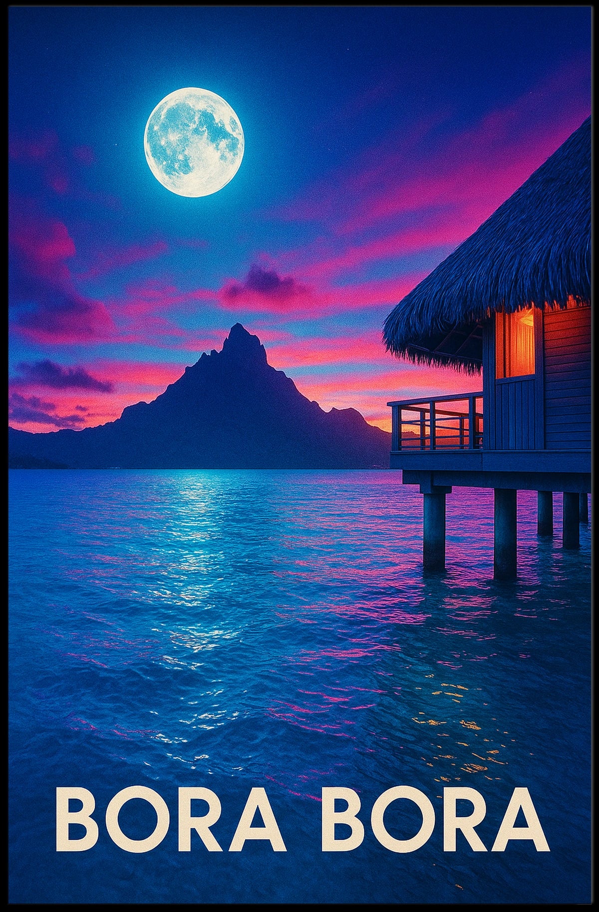 Bora Bora Paradise Poster