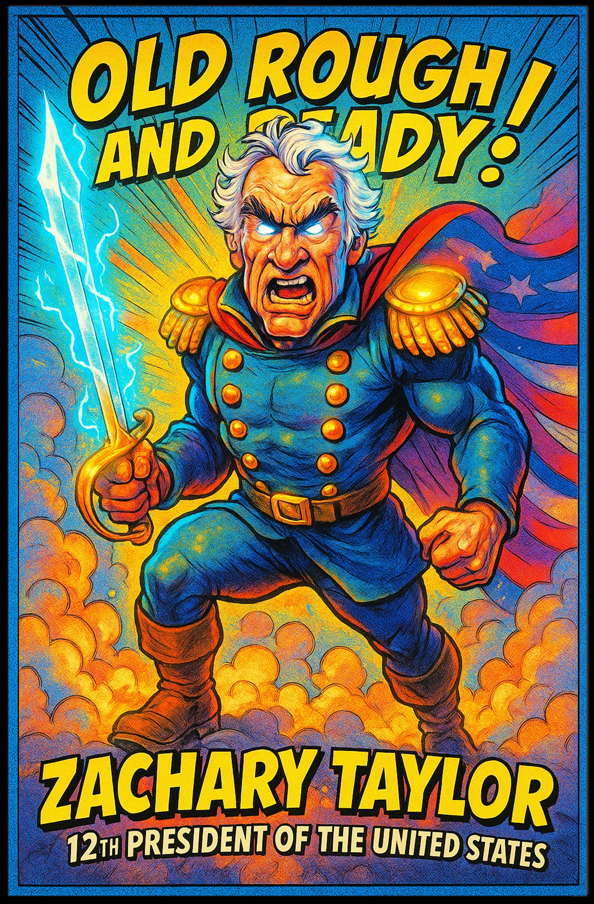 Zachary Taylor 12th President Poster PosterGoat