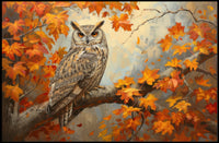 Autumn Owl Poster