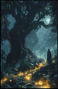 Enchanted Forest Pathway Wall Art Poster Print PosterGoat