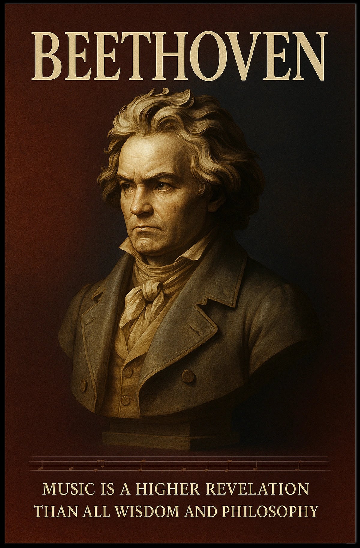Beethoven MusicS Higher Revelation Poster
