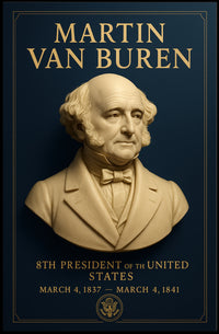 Martin Van Buren Presidential Historical Poster PosterGoat