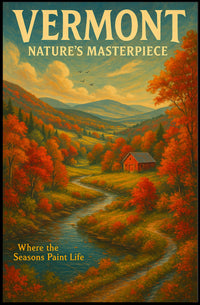 Vermont Natures Masterpiece Poster