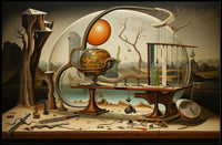 Surreal Scientific Dreamscape: Abstract or Artistic Poster