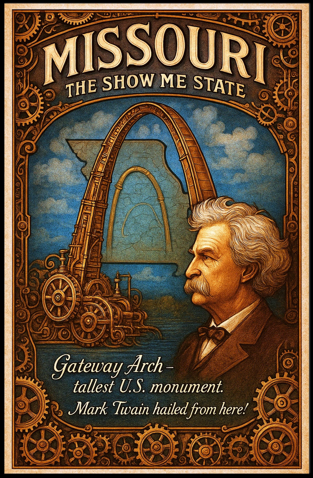 Missouri The Show Me State Poster