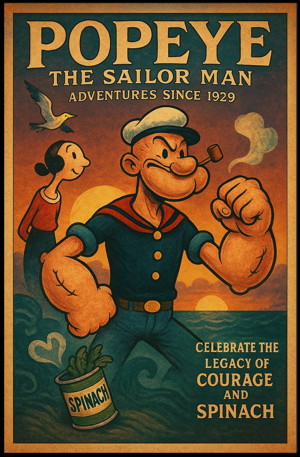 Popeye 1929 Art Poster POP-88