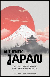 Authentic Japan Tour Poster PosterGoat