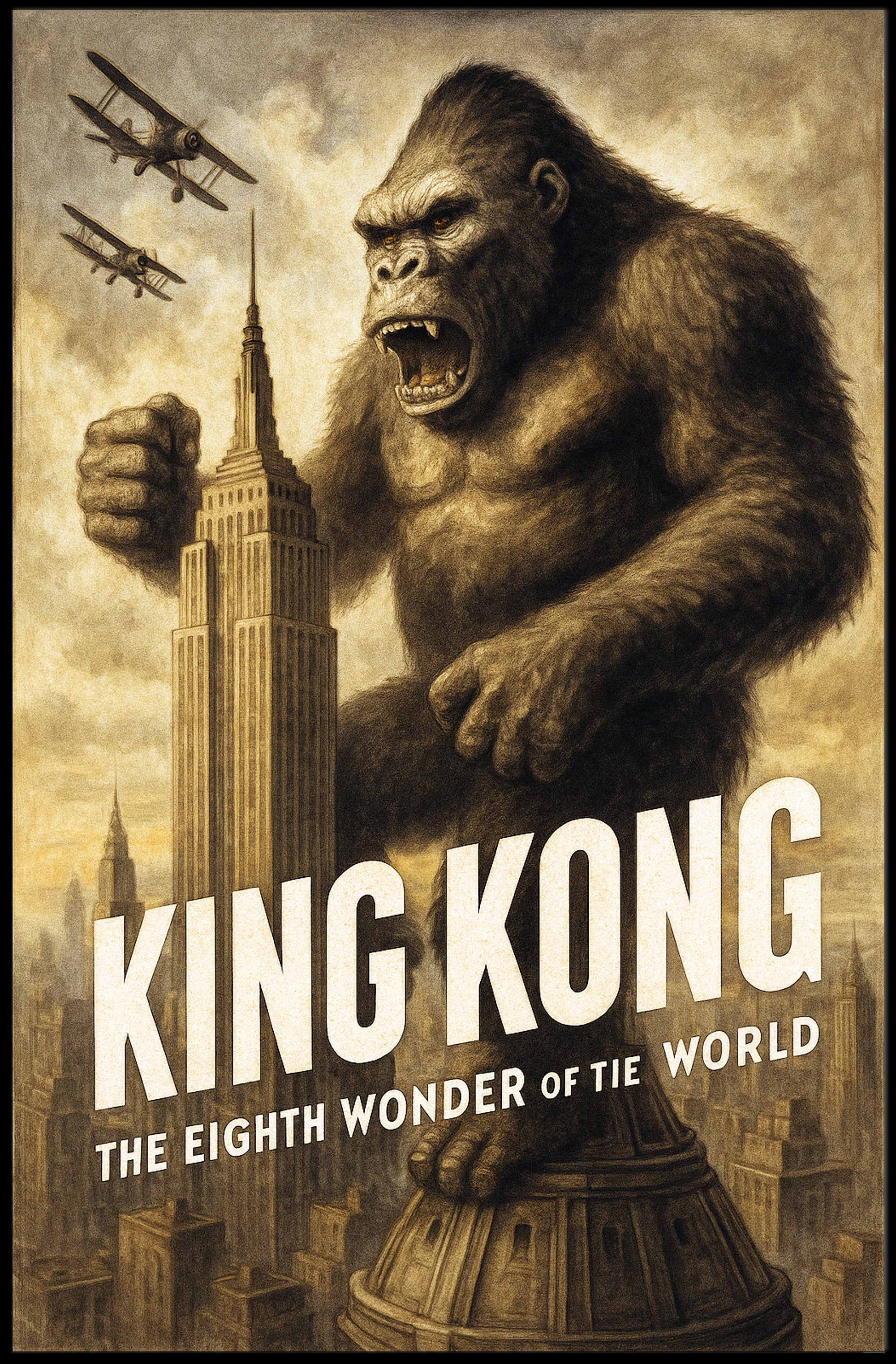 King Kong The Eighth Wonder Poster PosterGoat