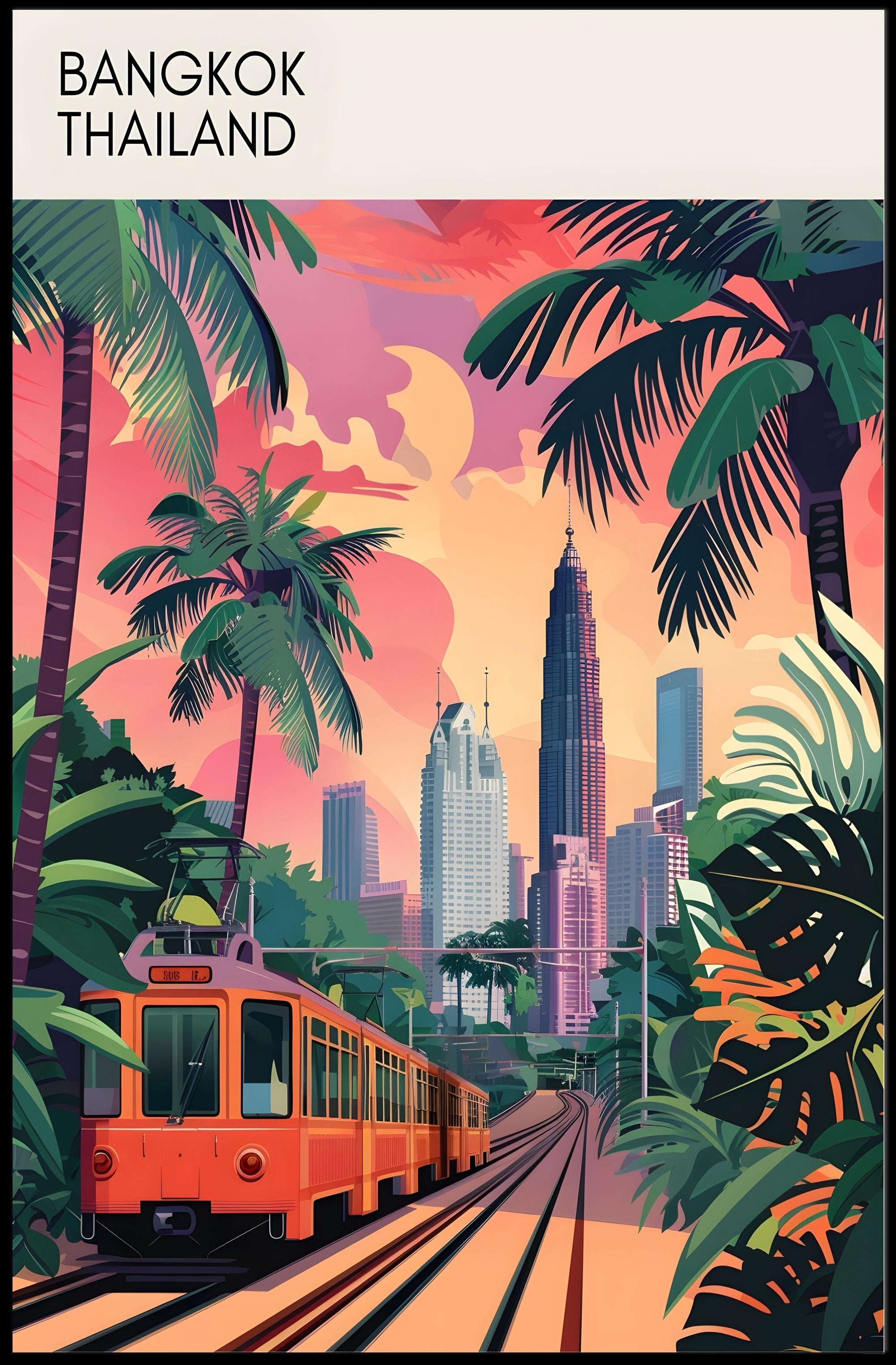 Vibrant Bangkok Poster