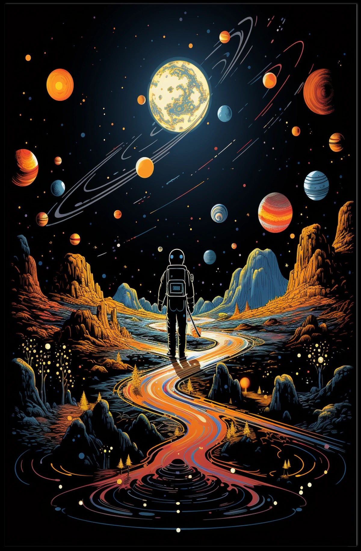 Cosmic Journey Poster