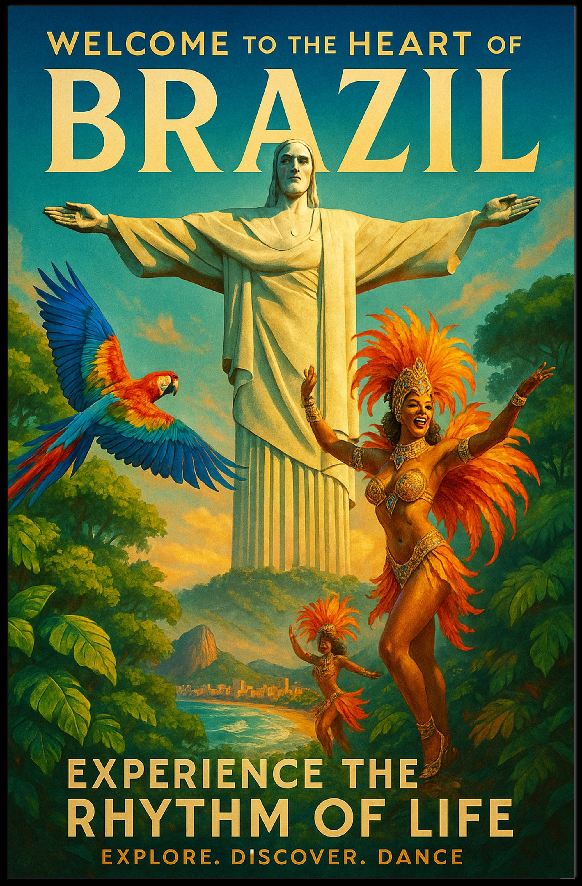 Welcome to the Heart of Brazil Poster