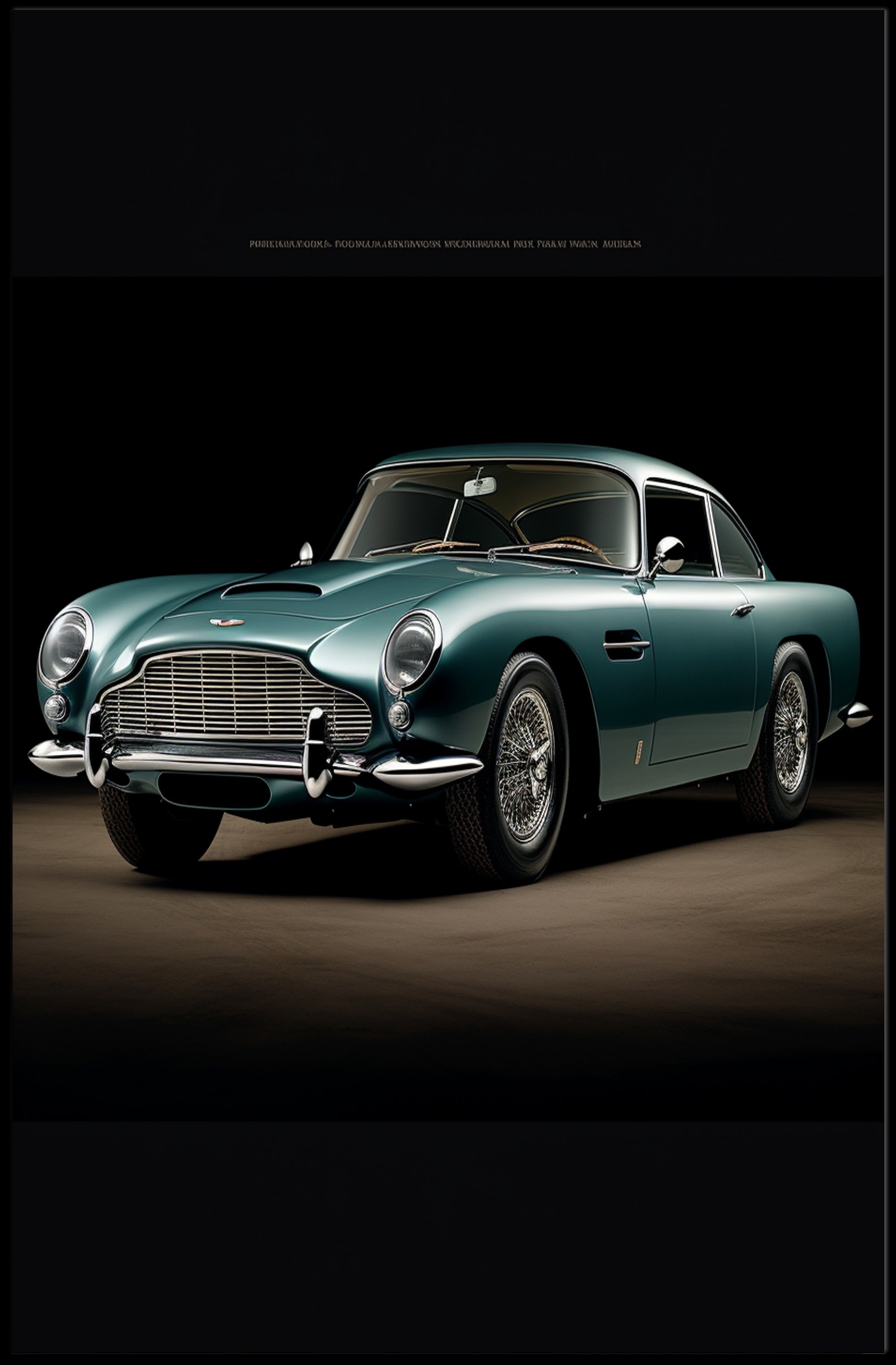 Classic Luxury Car Showcase Poster PosterGoat