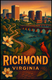 Richmond, Virginia Poster
