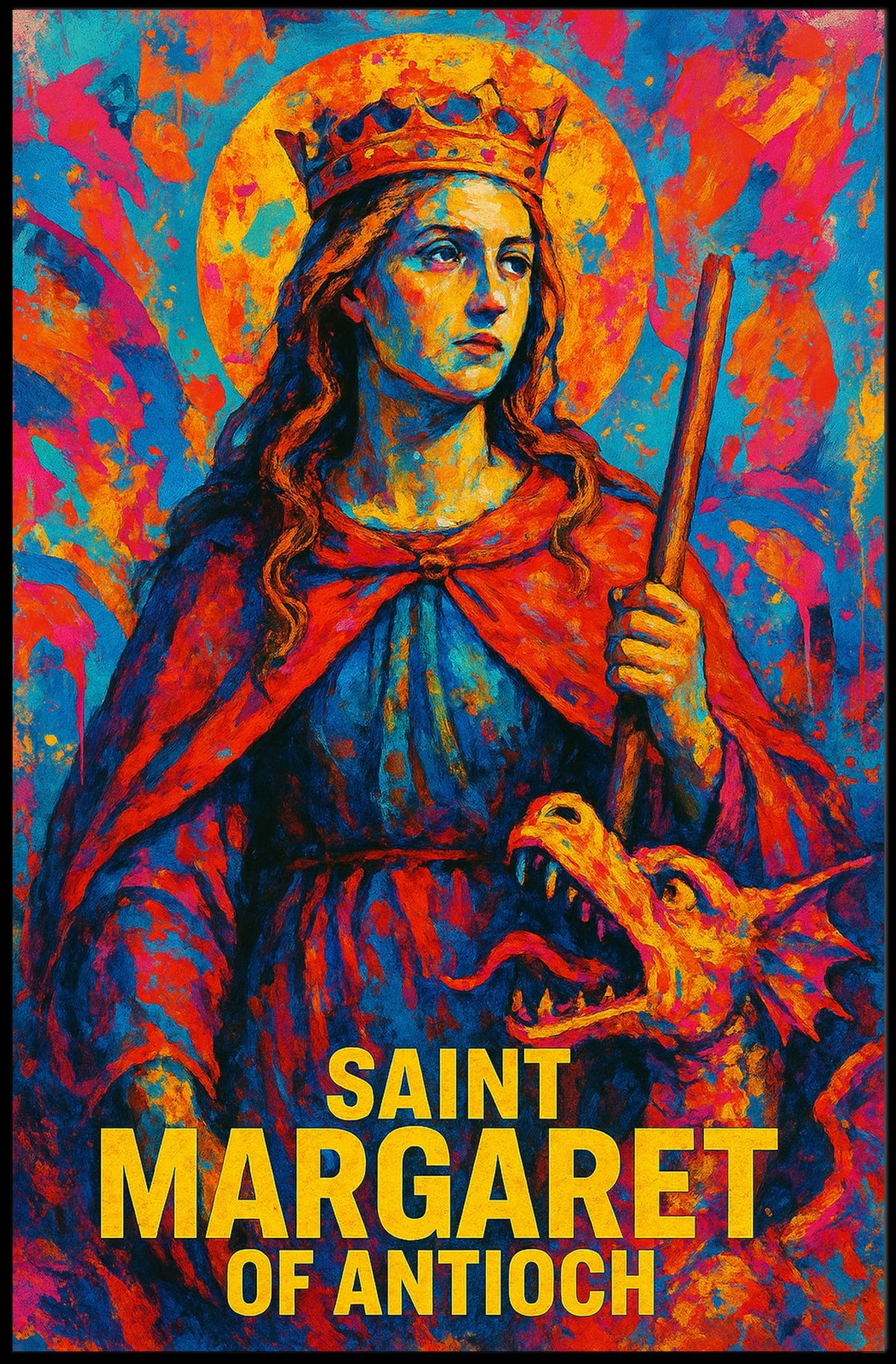 Saint Margaret of Antioch Poster