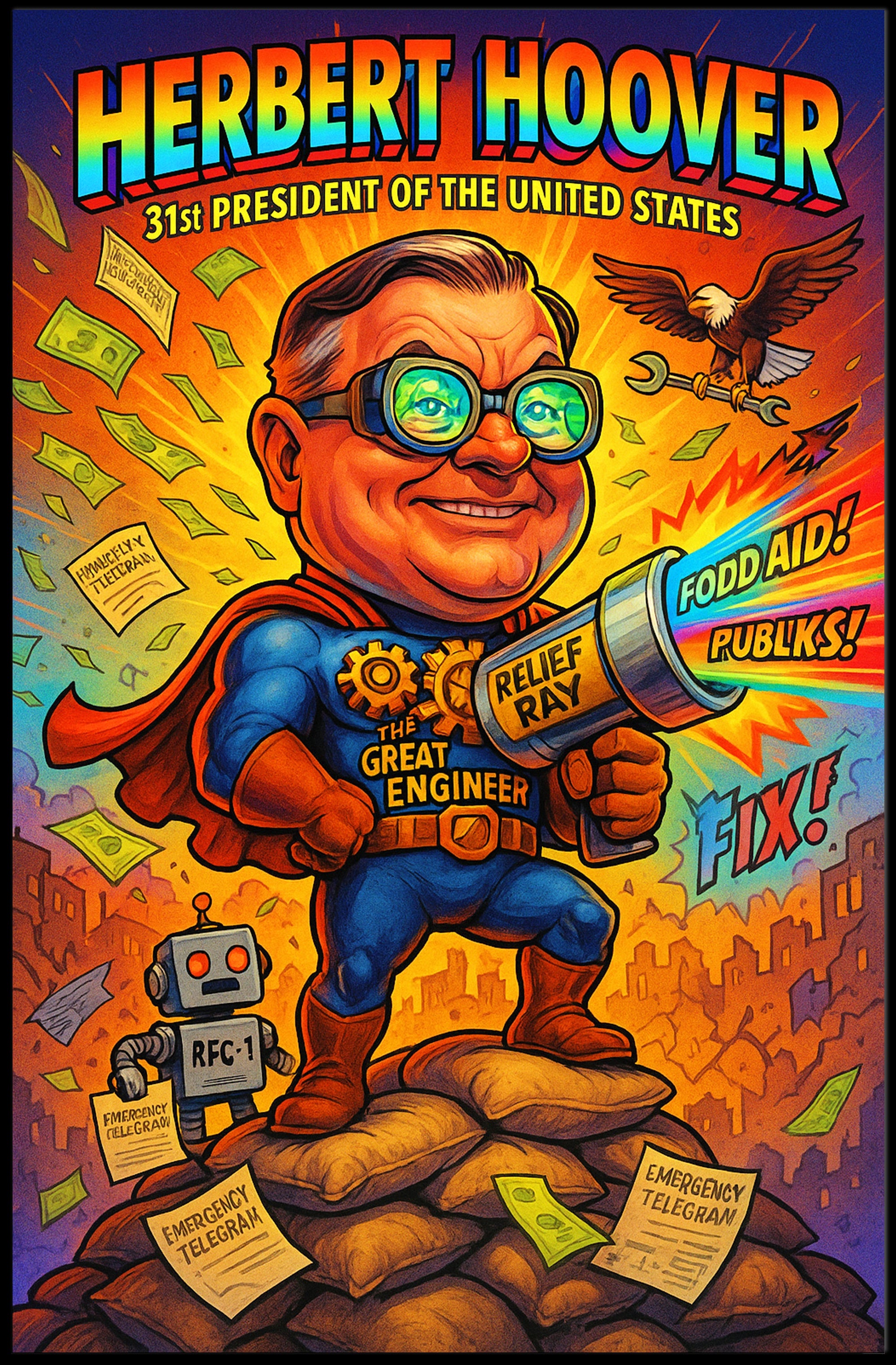 Herbert Hoover 31st President Poster PosterGoat