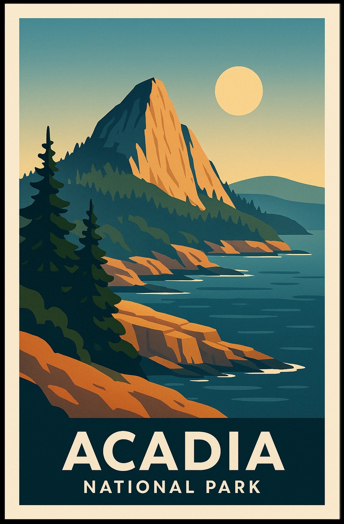 Acadia National Park Poster