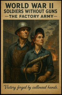 Soldiers Without Guns The Factory Army Poster
