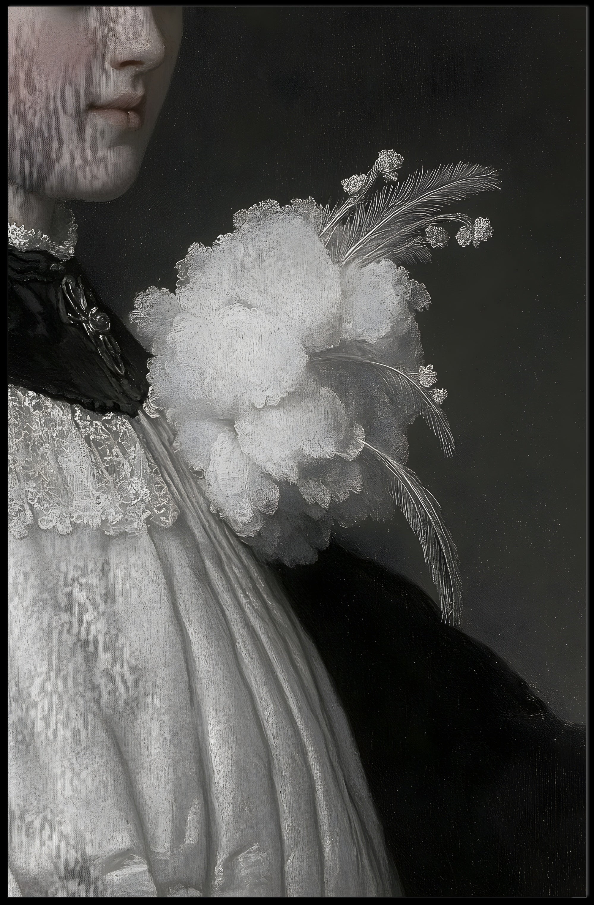 Baroque Portrait Art Poster: Elegant Classical Historical Scene PosterGoat