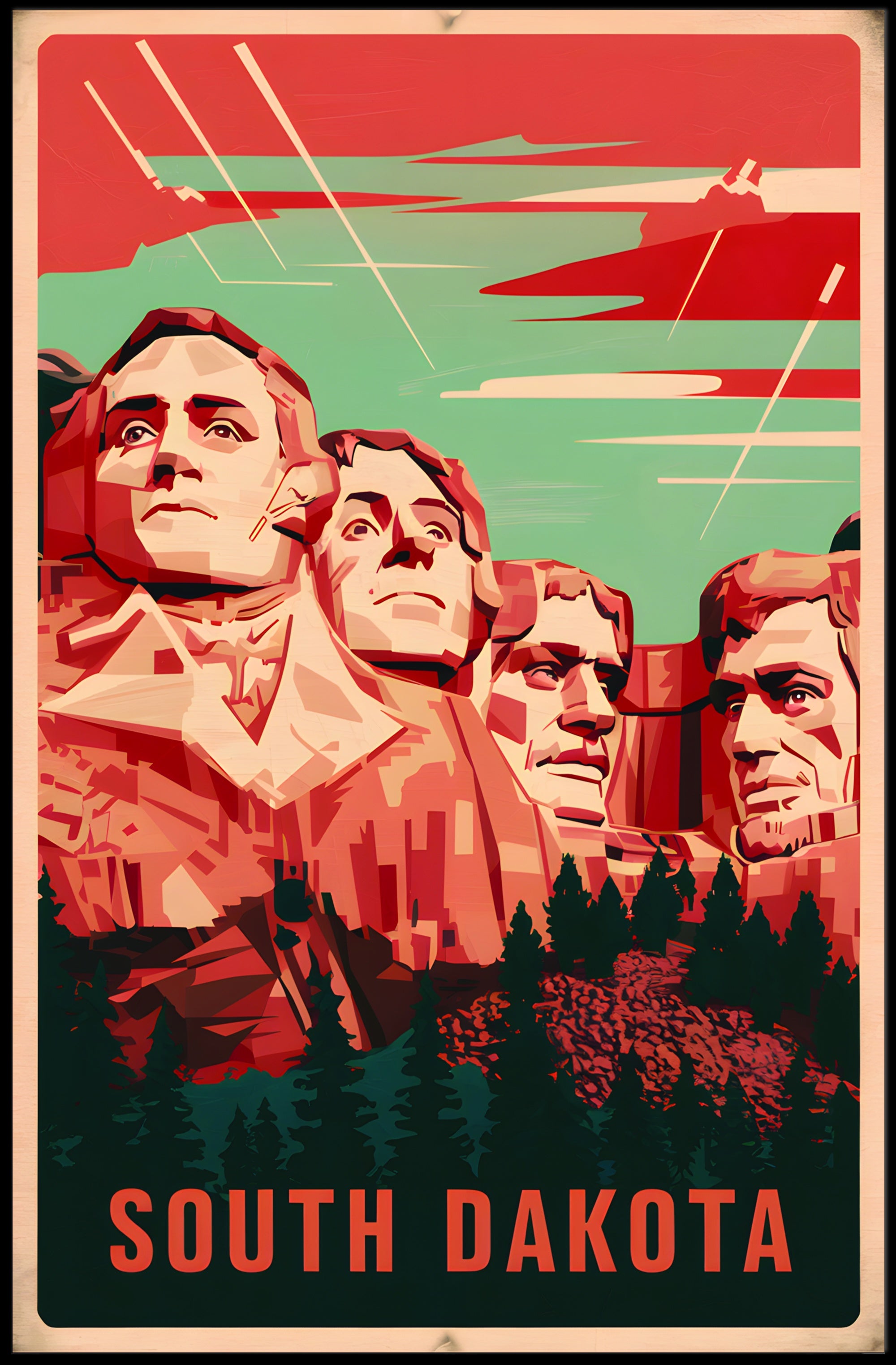 Mount Rushmore in South Dakota Poster