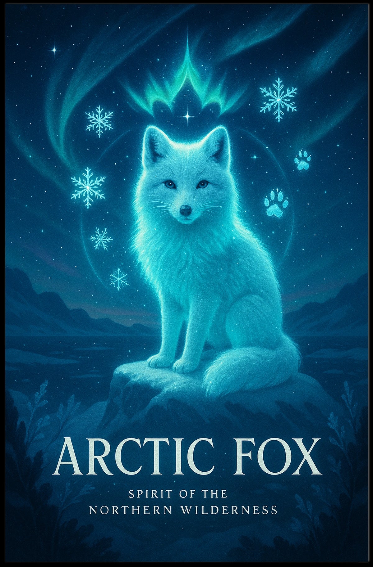 Arctic Fox Spirit of the Northern Wilderness Poster