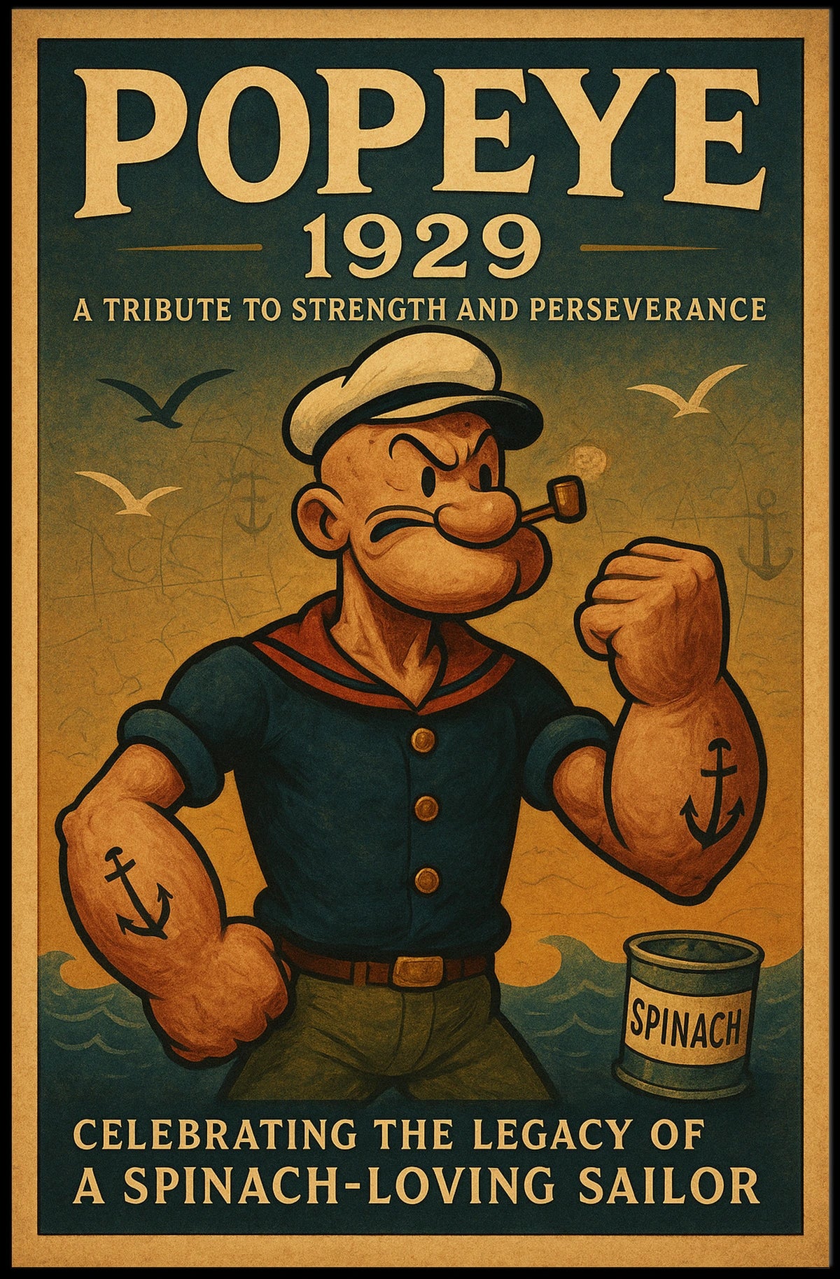 Popeye 1929 Art Poster POP-154