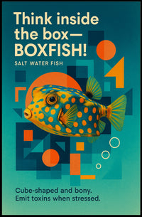 Think Inside the BoxBoxfish Poster