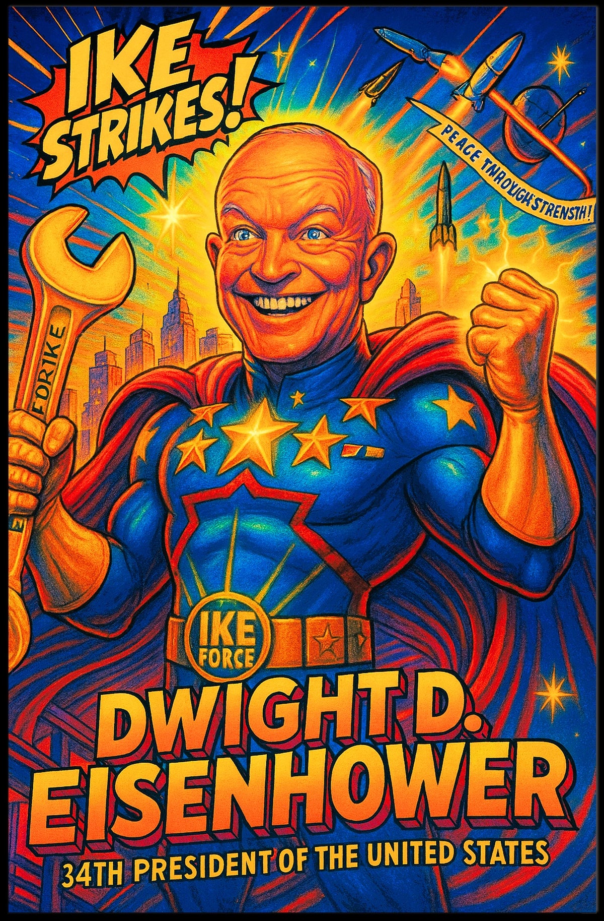 Dwight D. Eisenhower 34th President Poster