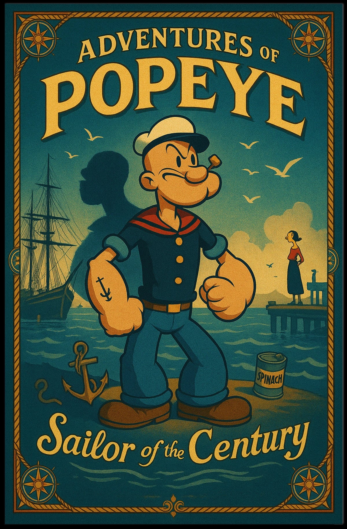 Popeye 1929 Art Poster POP-196