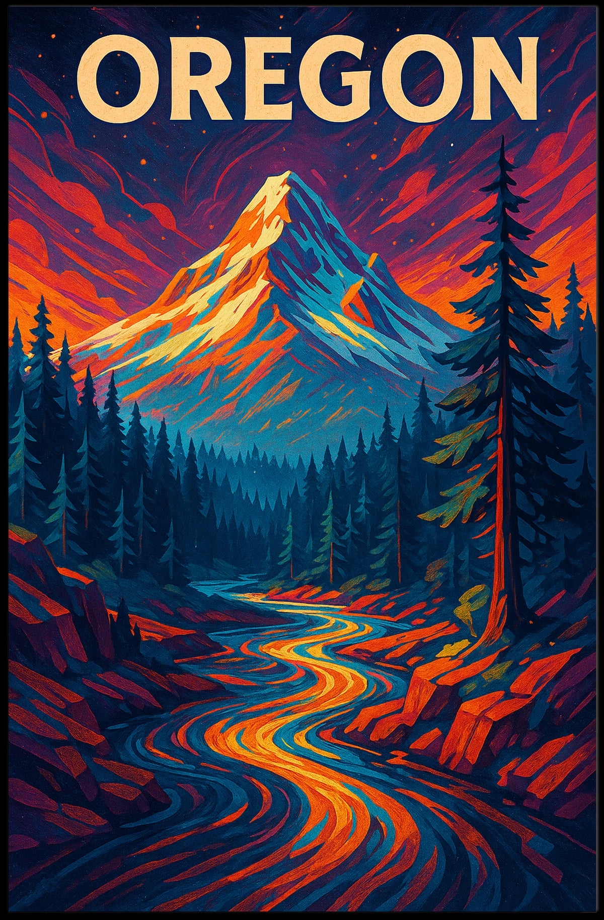 Oregon Wilderness Poster