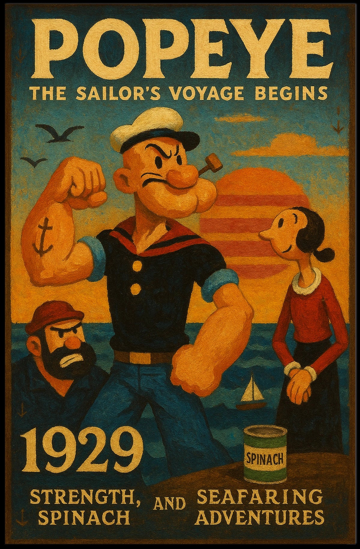 Popeye 1929 Art Poster POP-82