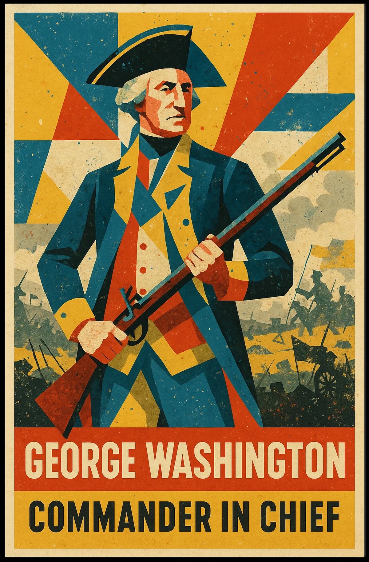 George Washington Commander In Chief Poster