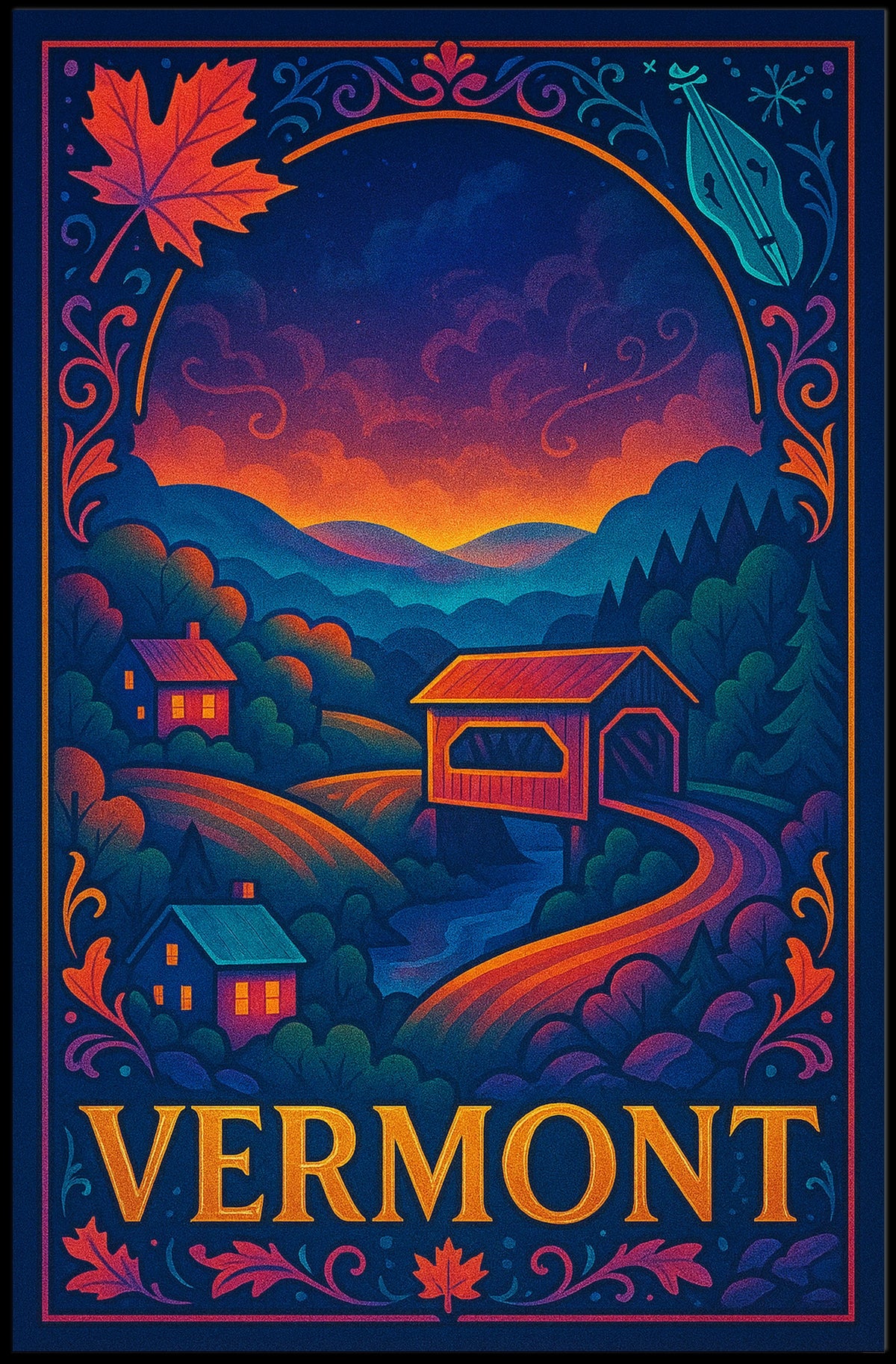 Vermont Scenic Poster