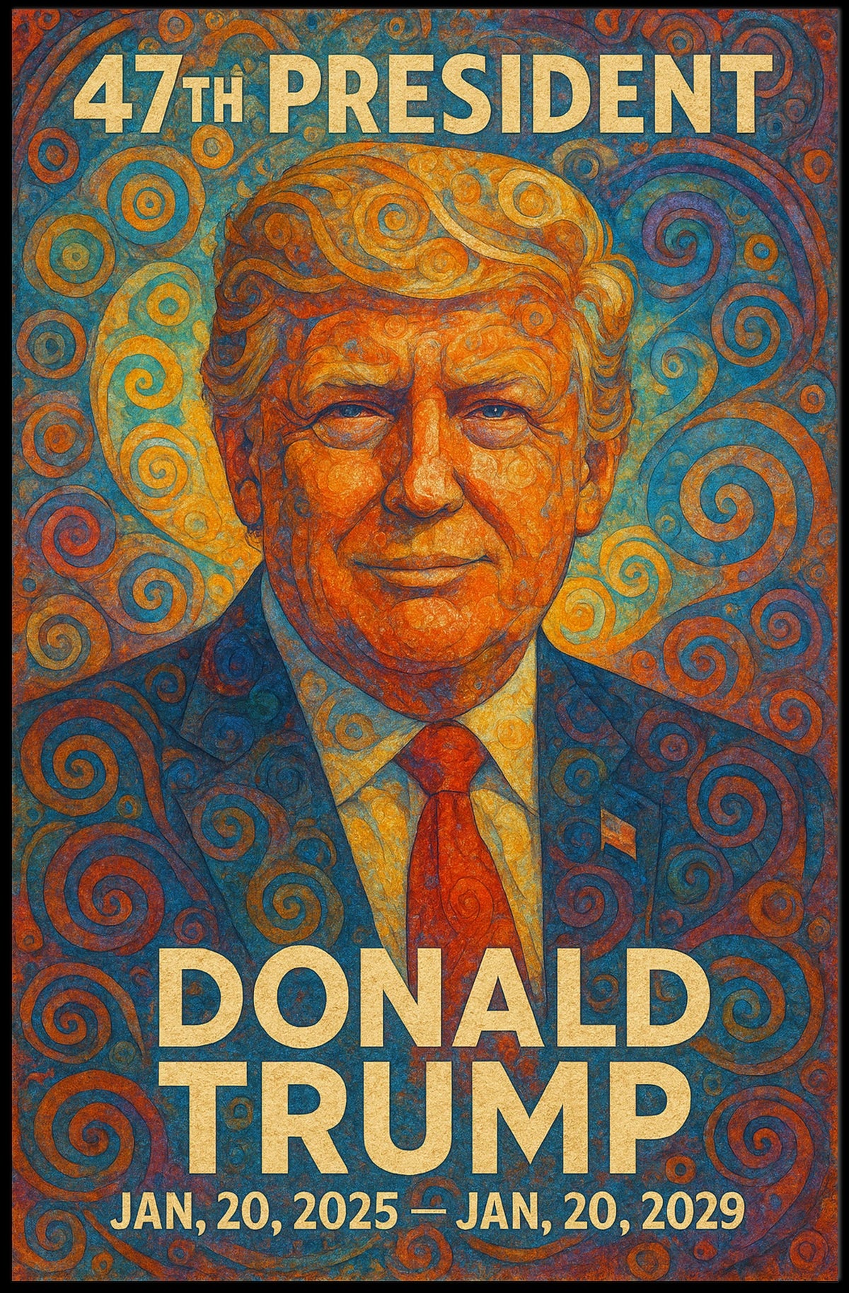 Donald Trump Visionary Future Futurism Collector Poster