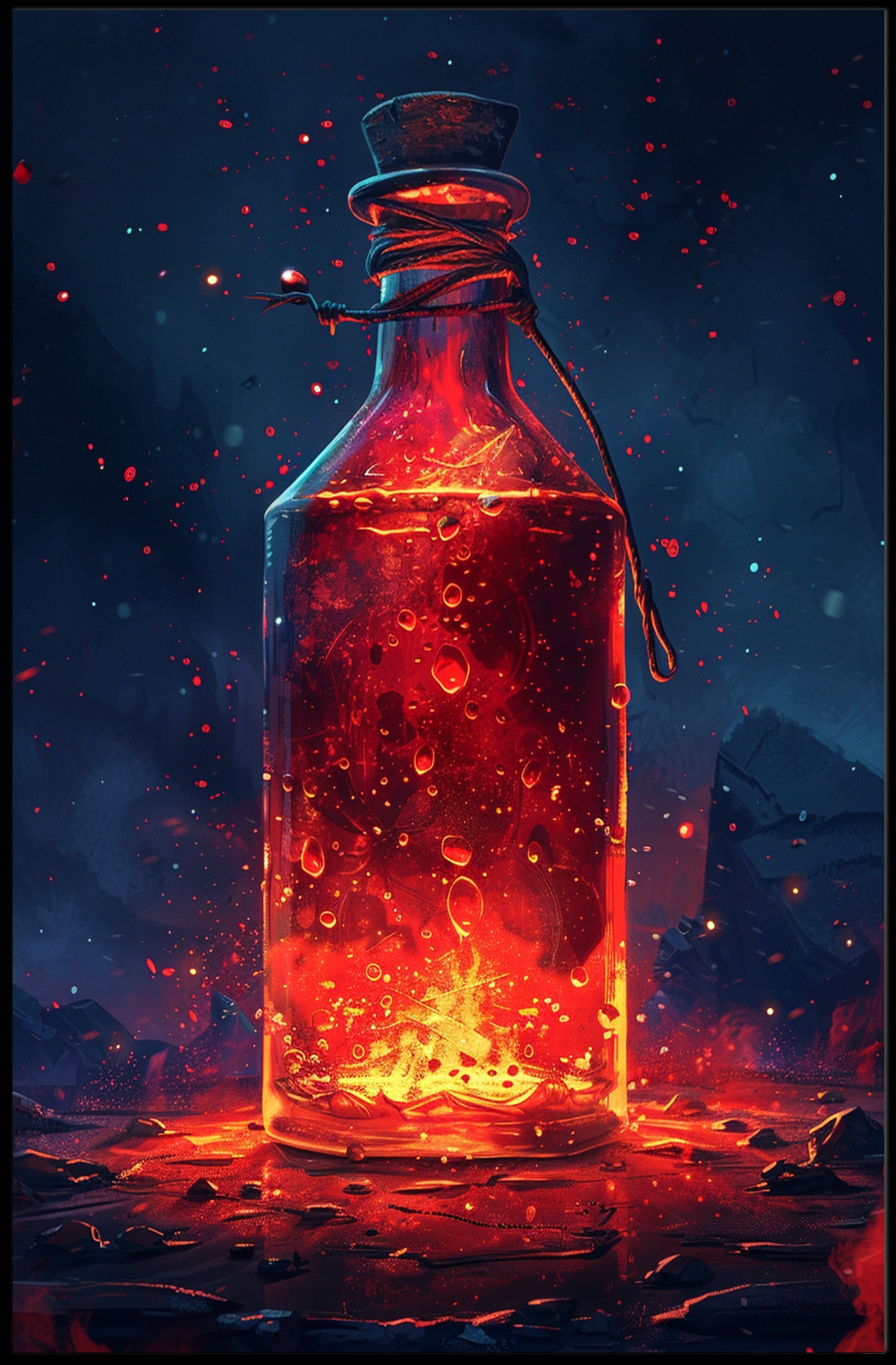 Potion of Fire Poster PosterGoat