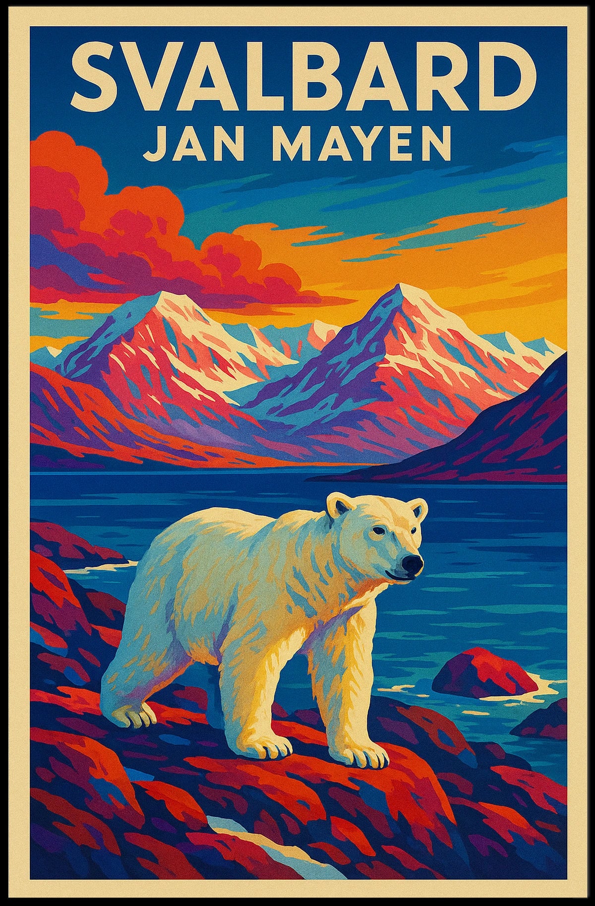 Svalbard and Jan Mayen Adventure Poster