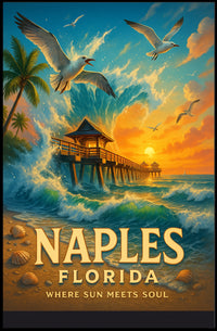 Naples, Florida Where Sun Meets Soul Poster