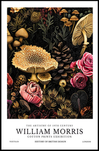 William Morris Cotton Prints Exhibition Poster
