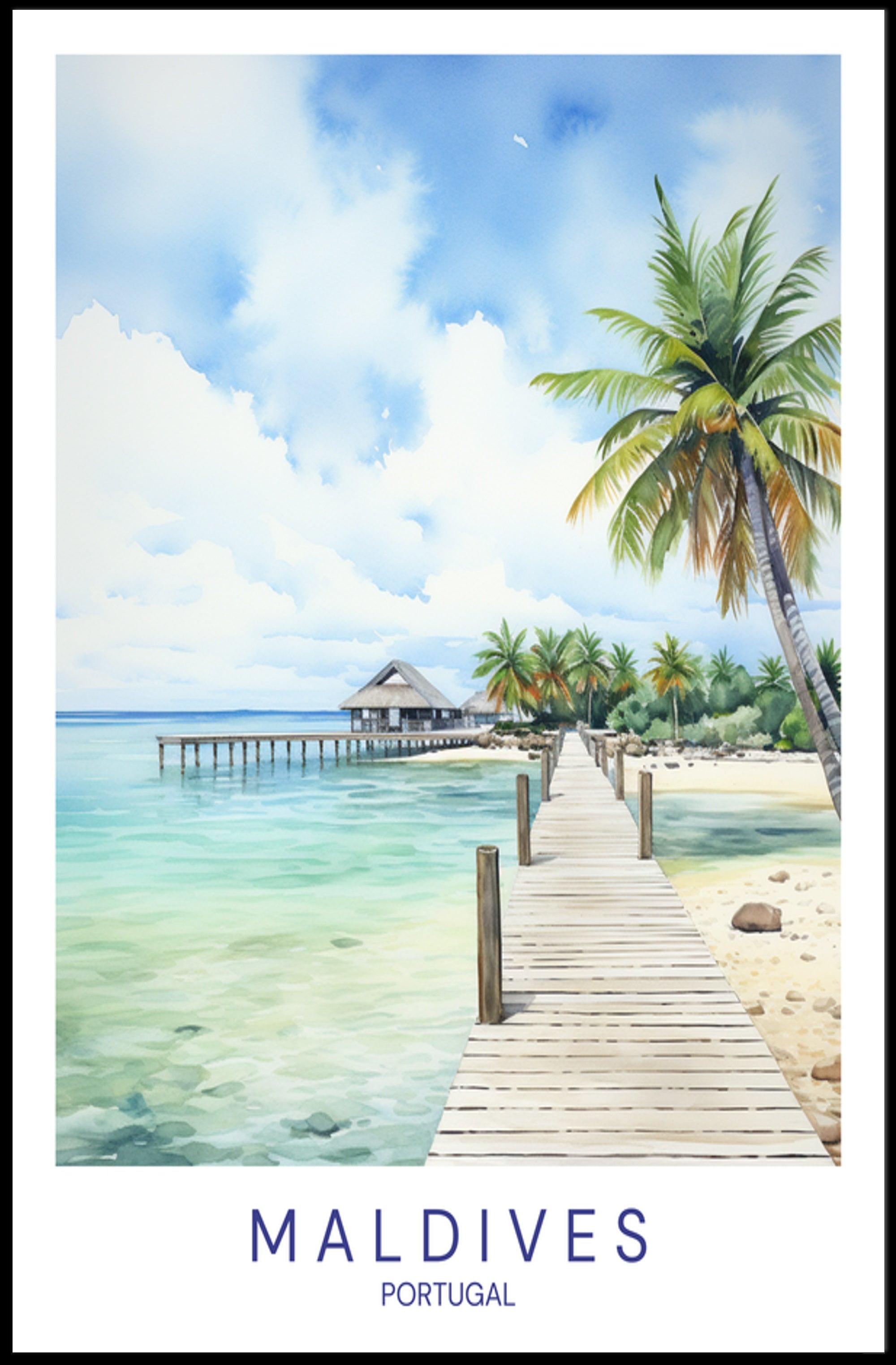 Tropical Paradise Poster PosterGoat