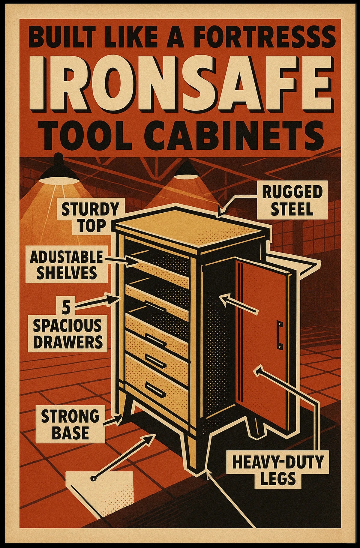 IRONSAFE Tool Cabinets Poster