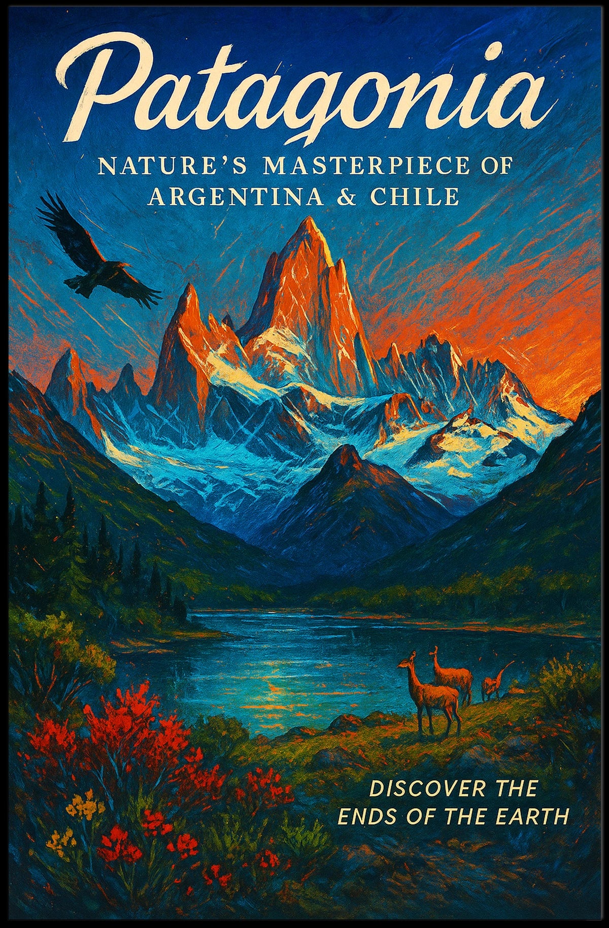 Patagonia Natures Masterpiece Poster