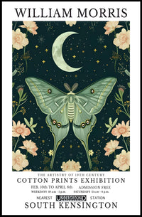 William Morris Cotton Prints Exhibition Poster