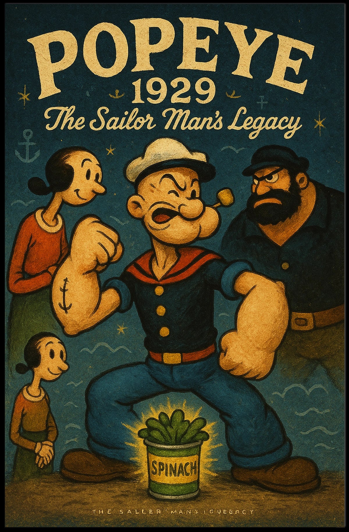 Popeye 1929 Art Poster POP-144